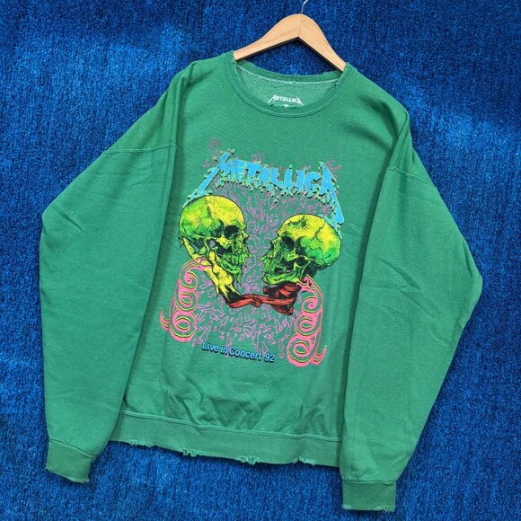 Metallica Live in Concert 92 Oversize Heavy Metal Crewneck M - Picture 3 of 4